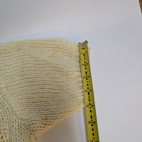 Vintage Sweater Shirt Sleeve Hand Knit Chelsea Place Size M Excellent Condition - Picture 7 of 11
